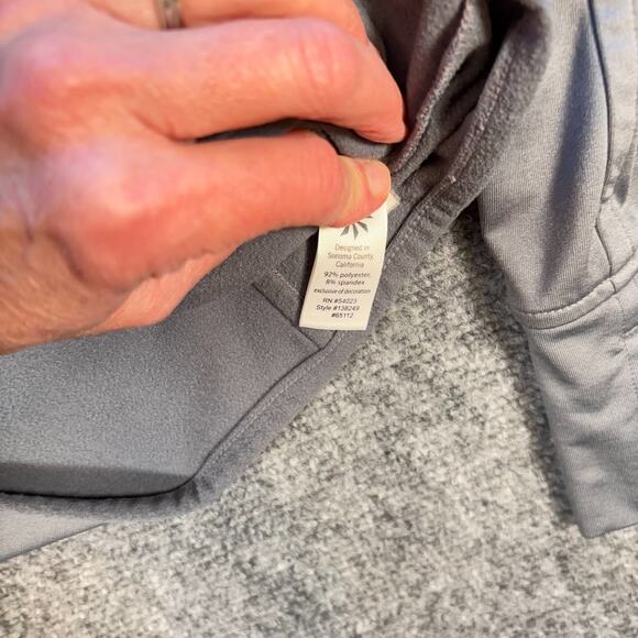 Athleta Hoodie XS Womens Gray Pullover Plush Tech Running Athletic - Picture 7 of 13